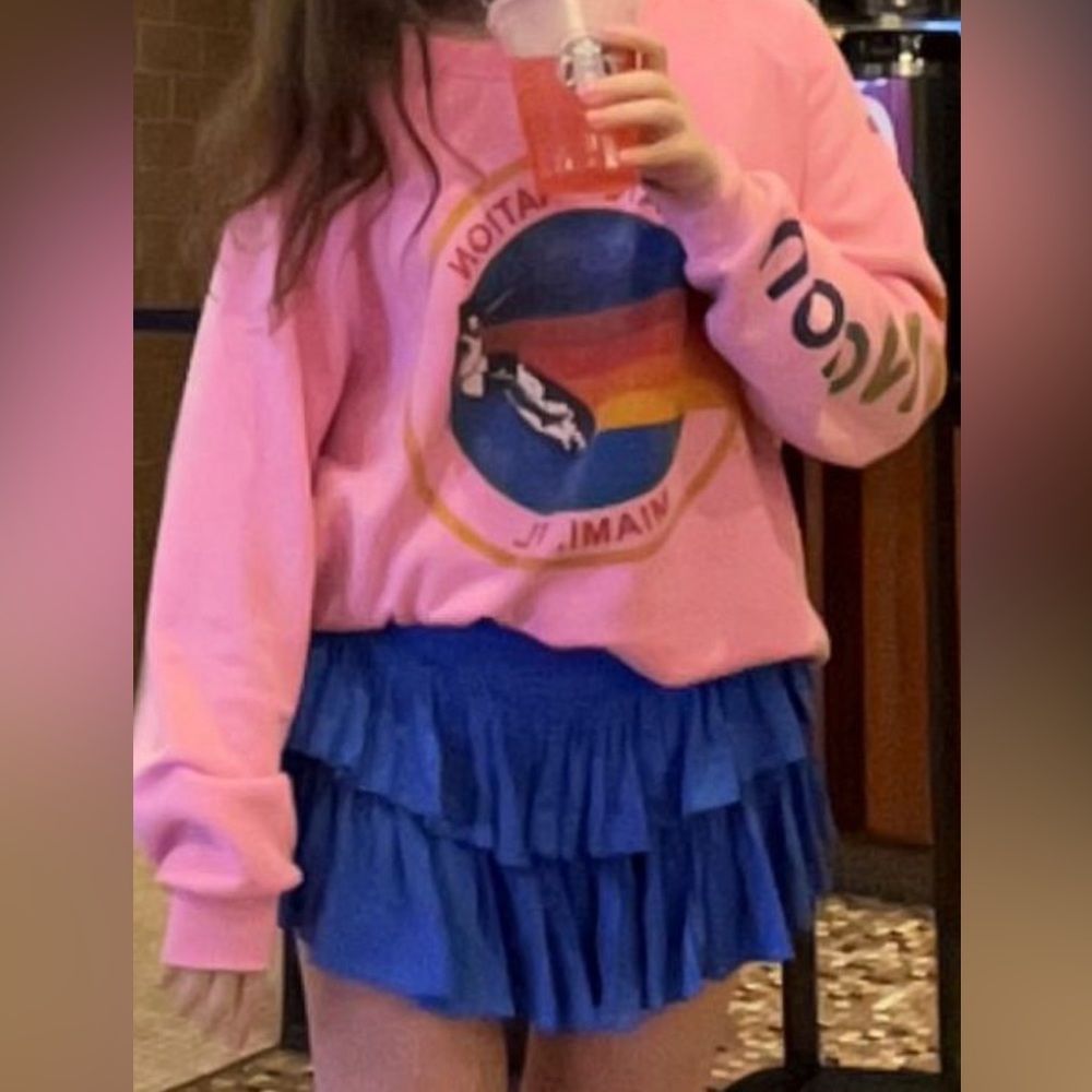 Aviator nation Crewneck sweatshirt pink